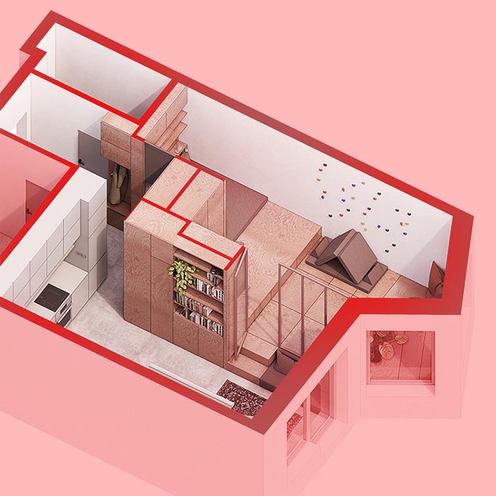 Byt s podiovými stupni_2