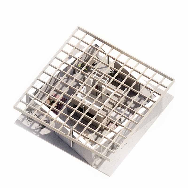 Dům jako pootočený čtverec_2